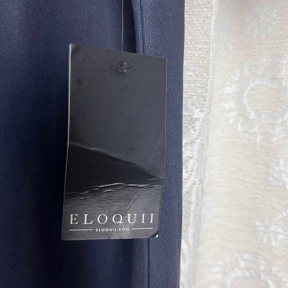 Eloquii mixed-print stretch jersey midi dress - Picture 6 of 9